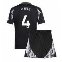 Camiseta Arsenal Ben White #4 Visitante Equipación para niños 2024-25 manga corta (+ pantalones cortos)